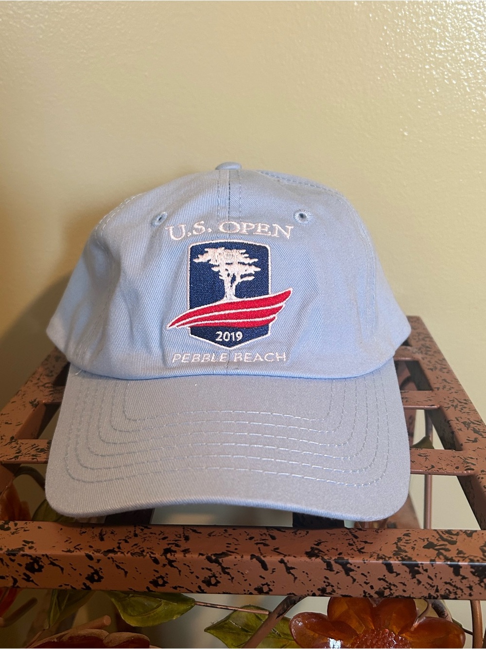 US Open 2019 Pebble Beach Golf Hat Cap Blue USGA Member Strapback Clean
